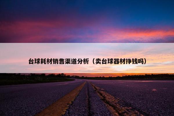 台球耗材销售渠道分析（卖台球器材挣钱吗）