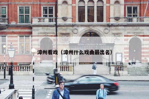 漳州看戏（漳州什么戏曲最出名）
