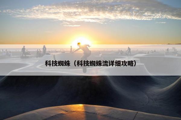 科技蜘蛛（科技蜘蛛流详细攻略）