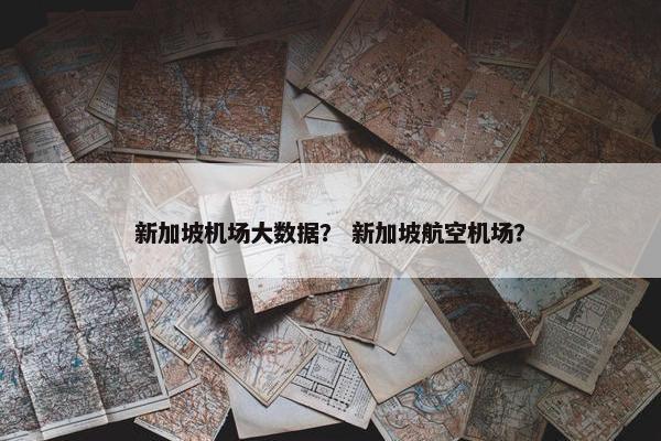 新加坡机场大数据？ 新加坡航空机场？