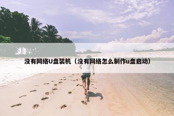 没有网络U盘装机（没有网络怎么制作u盘启动）