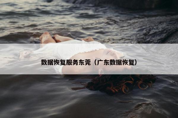 数据恢复服务东莞（广东数据恢复）