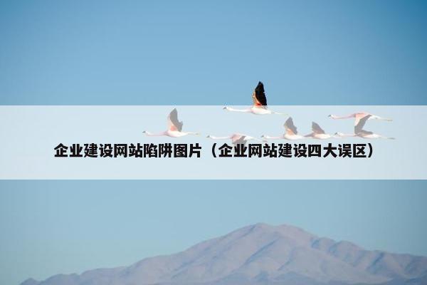 企业建设网站陷阱图片（企业网站建设四大误区）