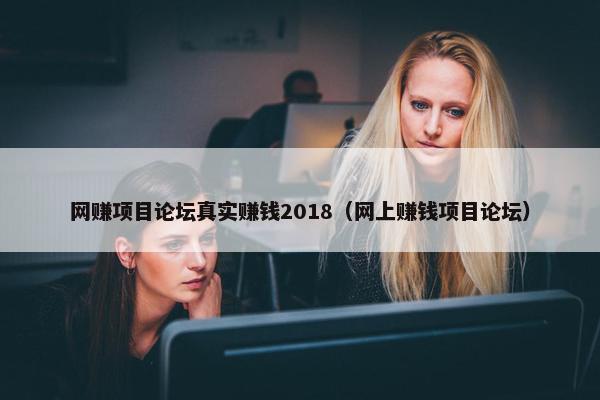 网赚项目论坛真实赚钱2018（网上赚钱项目论坛）