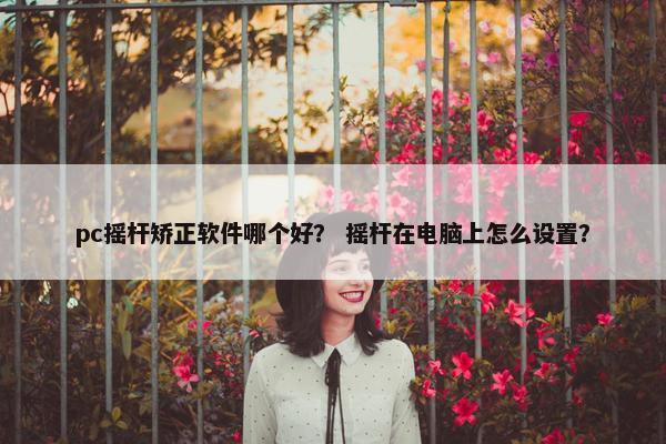 pc摇杆矫正软件哪个好？ 摇杆在电脑上怎么设置？