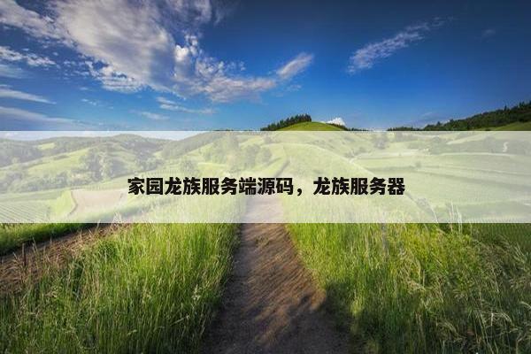 家园龙族服务端源码，龙族服务器