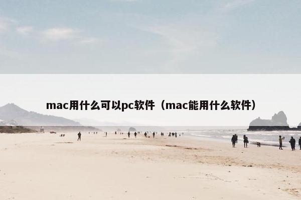 mac用什么可以pc软件（mac能用什么软件）