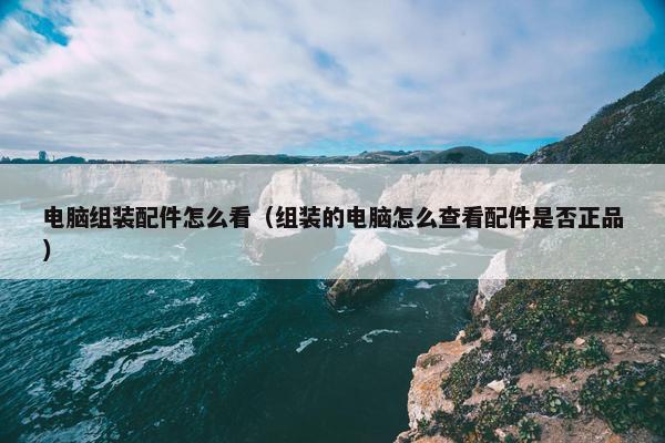 电脑组装配件怎么看（组装的电脑怎么查看配件是否正品）