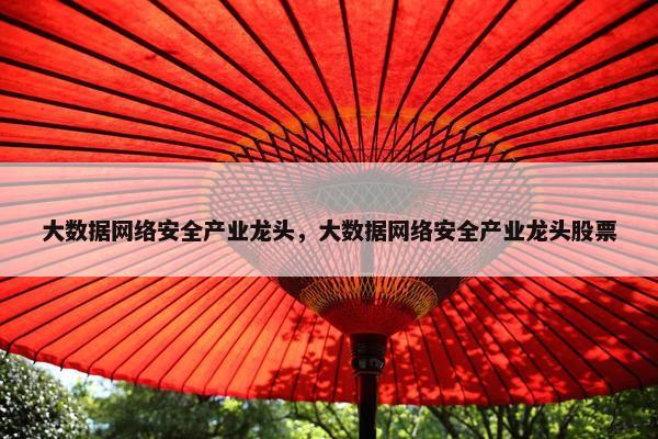 大数据网络安全产业龙头，大数据网络安全产业龙头股票