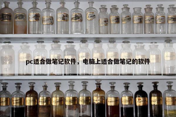 pc适合做笔记软件，电脑上适合做笔记的软件