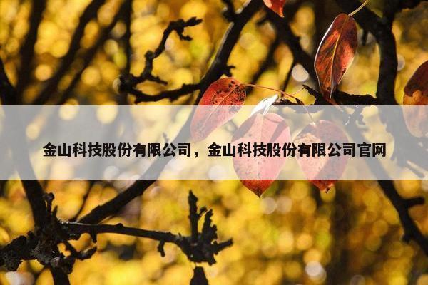 金山科技股份有限公司，金山科技股份有限公司官网