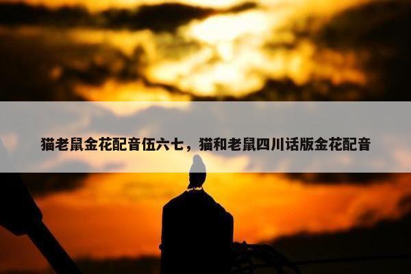 猫老鼠金花配音伍六七，猫和老鼠四川话版金花配音