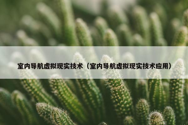 室内导航虚拟现实技术（室内导航虚拟现实技术应用）
