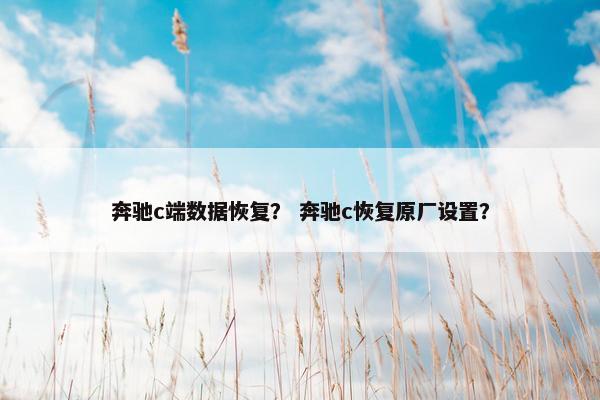 奔驰c端数据恢复？ 奔驰c恢复原厂设置？