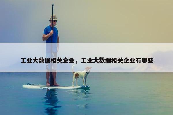工业大数据相关企业，工业大数据相关企业有哪些