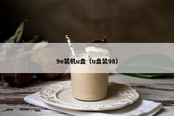 9e装机u盘（u盘装98）