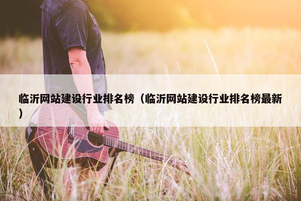 临沂网站建设行业排名榜（临沂网站建设行业排名榜最新）