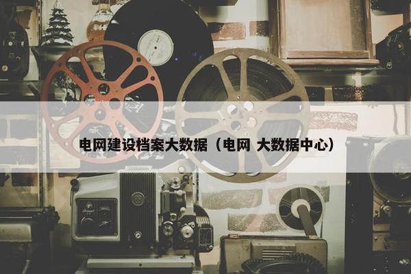 电网建设档案大数据（电网 大数据中心）