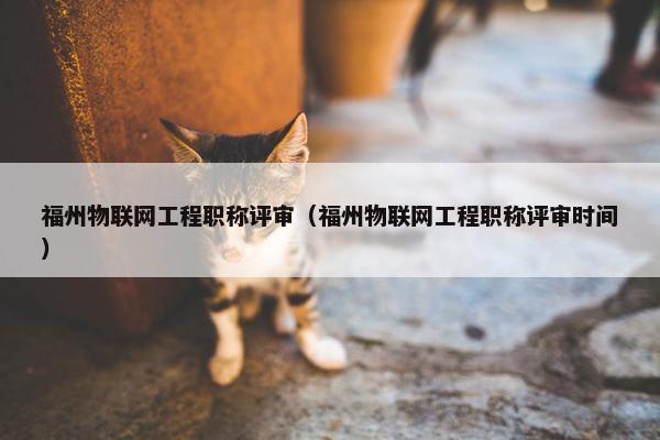 福州物联网工程职称评审（福州物联网工程职称评审时间）