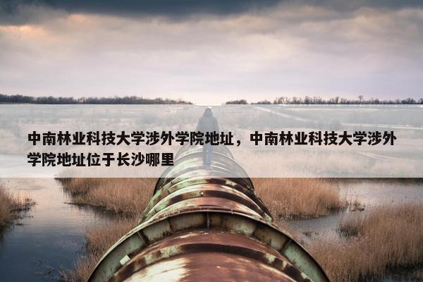 中南林业科技大学涉外学院地址，中南林业科技大学涉外学院地址位于长沙哪里