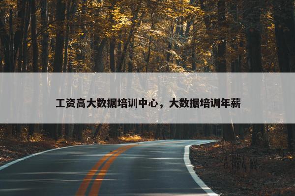 工资高大数据培训中心，大数据培训年薪