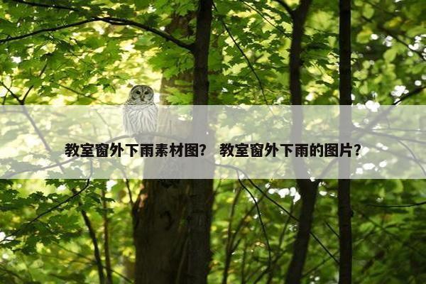 教室窗外下雨素材图？ 教室窗外下雨的图片？