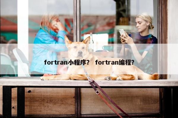 fortran小程序？ fortran编程？