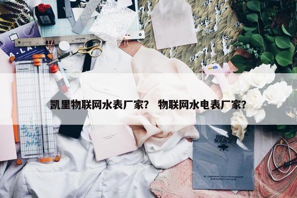 凯里物联网水表厂家？ 物联网水电表厂家？