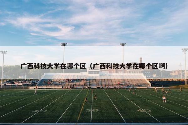 广西科技大学在哪个区（广西科技大学在哪个区啊）