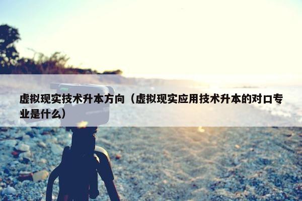 虚拟现实技术升本方向（虚拟现实应用技术升本的对口专业是什么）