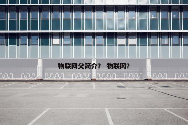 物联网父简介？ 物联网？