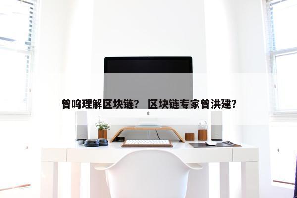 曾鸣理解区块链？ 区块链专家曾洪建？