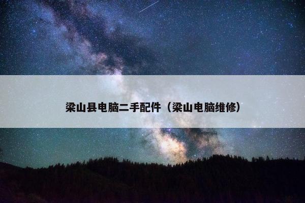 梁山县电脑二手配件（梁山电脑维修）