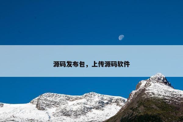 源码发布包，上传源码软件