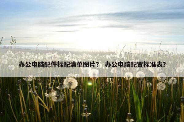 办公电脑配件标配清单图片？ 办公电脑配置标准表？