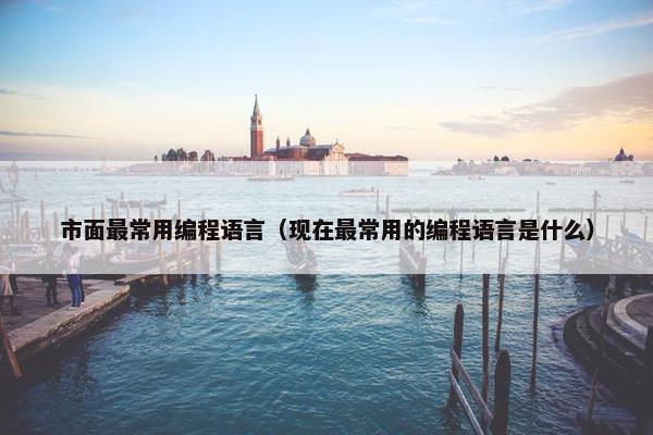市面最常用编程语言（现在最常用的编程语言是什么）