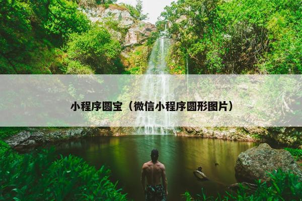 小程序圆宝（微信小程序圆形图片）