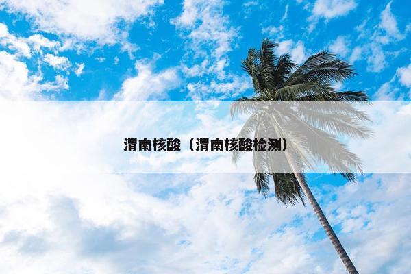 渭南核酸（渭南核酸检测）