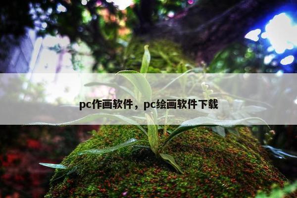 pc作画软件，pc绘画软件下载