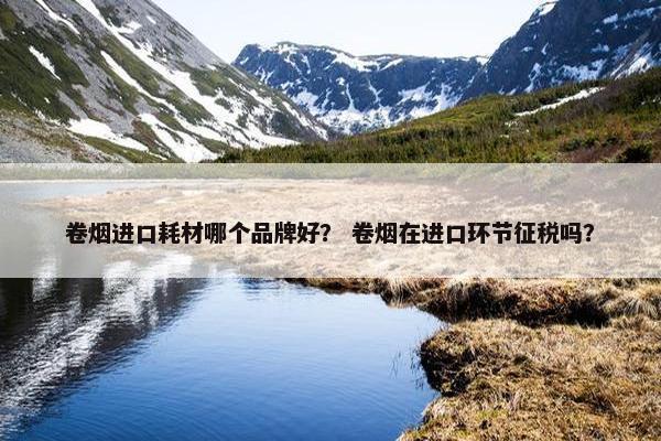 卷烟进口耗材哪个品牌好？ 卷烟在进口环节征税吗？