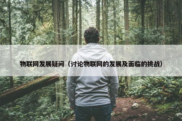 物联网发展疑问（讨论物联网的发展及面临的挑战）