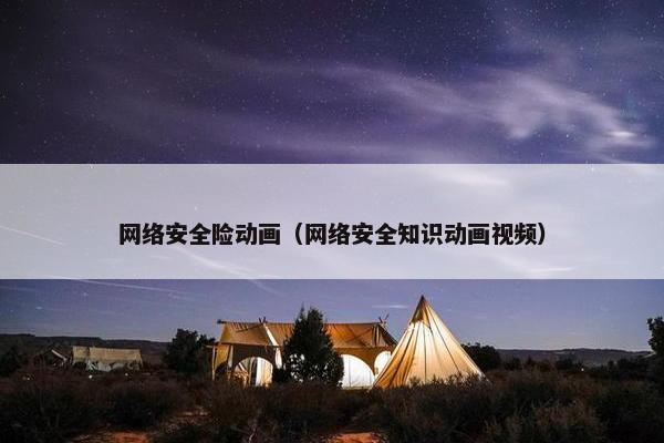 网络安全险动画（网络安全知识动画视频）
