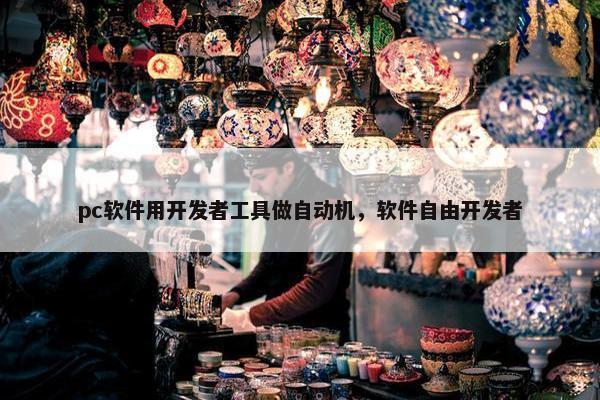 pc软件用开发者工具做自动机，软件自由开发者