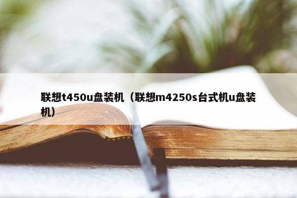 联想t450u盘装机（联想m4250s台式机u盘装机）