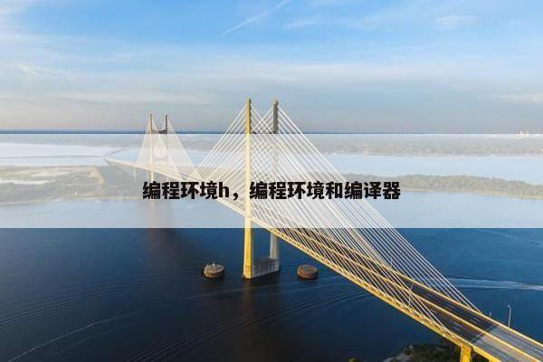 编程环境h，编程环境和编译器