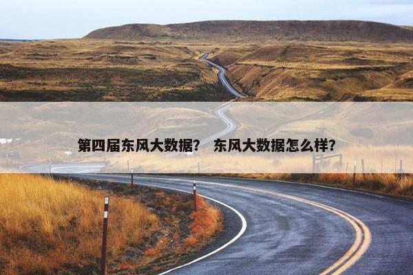第四届东风大数据？ 东风大数据怎么样？