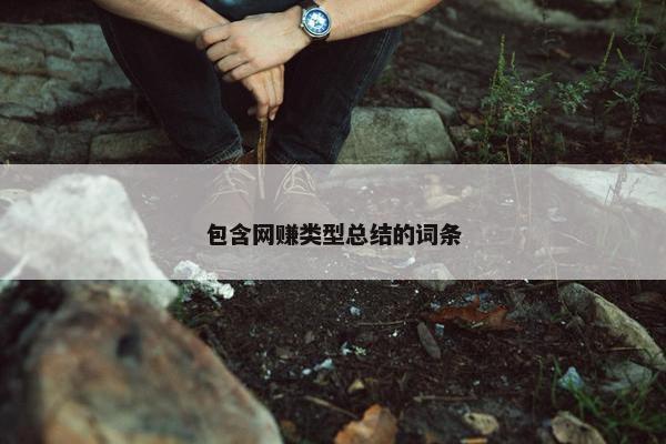 包含网赚类型总结的词条