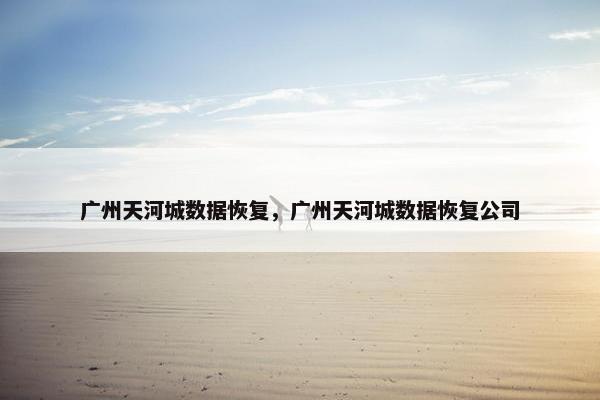 广州天河城数据恢复，广州天河城数据恢复公司