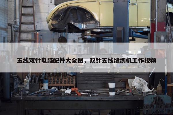 五线双针电脑配件大全图，双针五线缝纫机工作视频