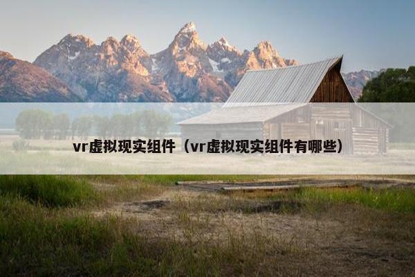 vr虚拟现实组件（vr虚拟现实组件有哪些）